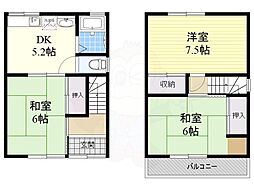 枚方市長尾家具町2丁目の一戸建て