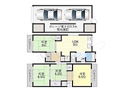 大峰元町戸建貸家（左）