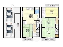 大峰元町戸建貸家(右)