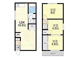 招提大谷3丁目貸家 1