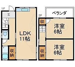 枚方市南中振２丁目の一戸建て