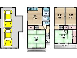 枚方市津田東町１丁目の一戸建て