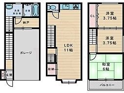 枚方市津田東町2丁目の一戸建て