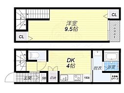 大阪市城東区今福西４丁目の一戸建て
