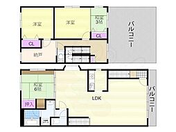 大阪市淀川区塚本２丁目の一戸建て