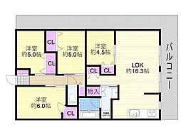 コスモパークサイドアベニュー 5F