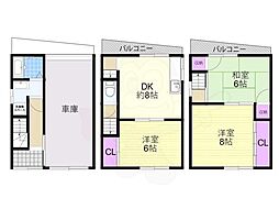 大阪市西淀川区竹島３丁目の一戸建て