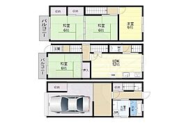 大阪市平野区瓜破１丁目の一戸建て