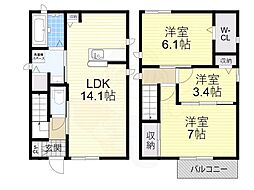 ファミリーハイツ流町 D棟