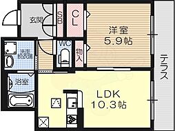 ブルーメ平野西