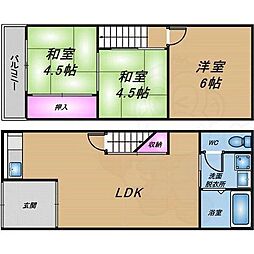 東住吉区住道矢田1丁目貸家