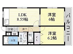 西平野ハイツ 206