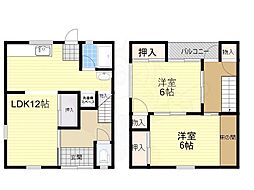 摂津市千里丘６丁目の一戸建て