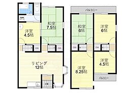 摂津市鳥飼野々１丁目の一戸建て