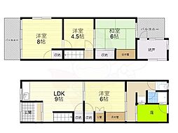 吹田市新芦屋下の一戸建て