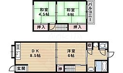 摂津市一津屋２丁目の一戸建て