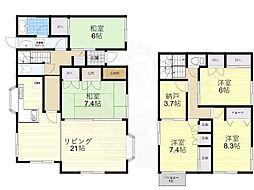 摂津市別府1丁目の一戸建て