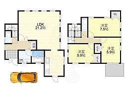 吹田市佐井寺3丁目の一戸建て