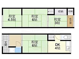 摂津市鳥飼下３丁目の一戸建て