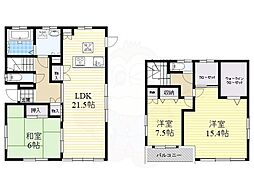 茨木市彩都あさぎ６丁目の一戸建て