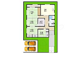 箕面市粟生新家５丁目の一戸建て