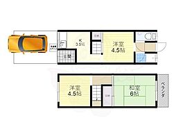 摂津市鳥飼下３丁目の一戸建て
