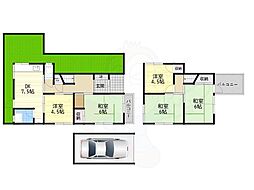 大東市寺川５丁目の一戸建て