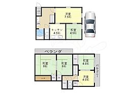 茨木市大字車作の一戸建て