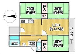 泉北原山団地2号棟 204