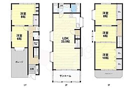 堺市北区東浅香山町１丁の一戸建て