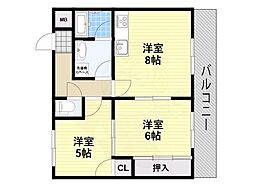 バンベール北花田 202