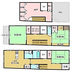堺市堺区中安井町２丁の一戸建て