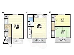 向陵中町6丁貸家