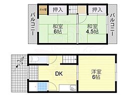 東大阪市上六万寺町の一戸建て