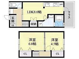 箕面市瀬川５丁目の一戸建て