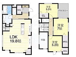 池田市五月丘４丁目の一戸建て