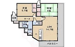 セントラル上池田 305