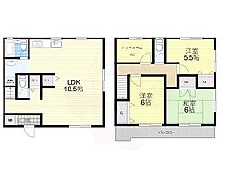 池田市荘園１丁目の一戸建て