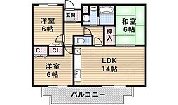 ベルクオーレ上池田 202