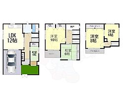 箕面市半町4丁目貸家