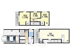 大阪市此花区酉島３丁目の一戸建て