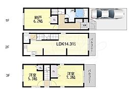 大阪市福島区福島８丁目の一戸建て