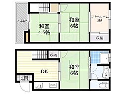 堺市北区東三国ヶ丘町５丁の一戸建て