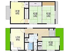 堺市堺区北旅籠町西3丁の一戸建て