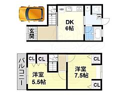 堺市西区上野芝町7丁の一戸建て