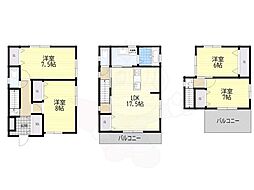 堺市堺区南向陽町１丁の一戸建て