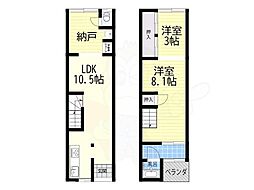 南田出井1丁貸家