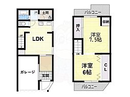 堺市西区浜寺石津町西4丁の一戸建て