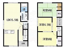 堺市東区日置荘北町2丁の一戸建て