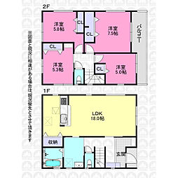 川越市中台２丁目の一戸建て